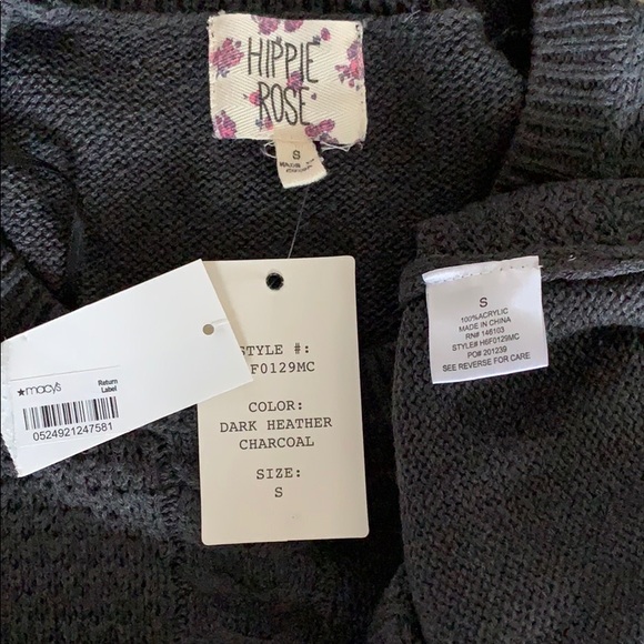 HIPPIE ROSE Cable Pullover Sweater - Picture 4 of 4